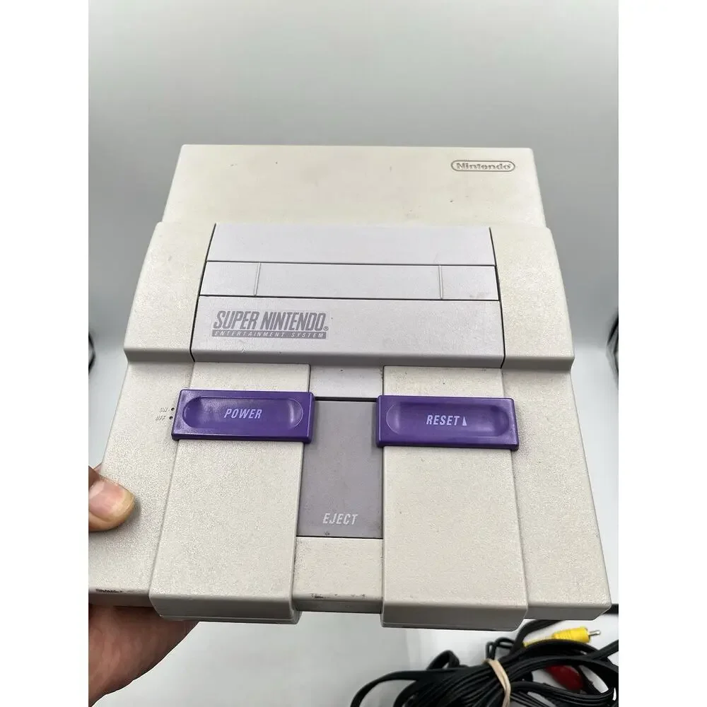 Super Nintendo SNES System Console With OEM Controller Authentic & Clean!!